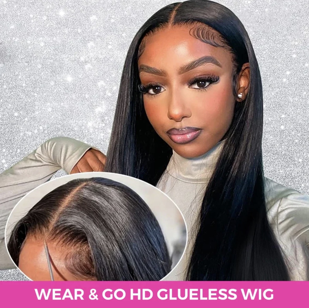 Perruque HD Wear & Go – Human Hair, Ntikeneye Kole